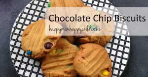 Chocolate chip Biscuits by Happy Mum Happy Child
