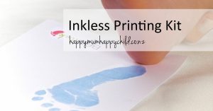 Baby Ink Inkless Printing Kit Review by Happy Mum Happy Child