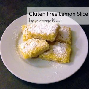 Gluten Free Lemon Slice by Happy Mum Happy Child