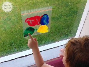 ACTIVITIES - Mess Free Finger Painting by Happy Mum Happy Child