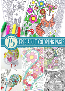 Adult Colouring Pages