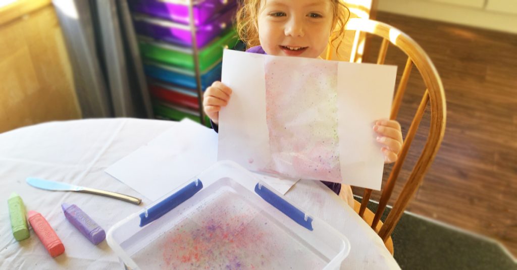 Floating Chalk Prints Chloe