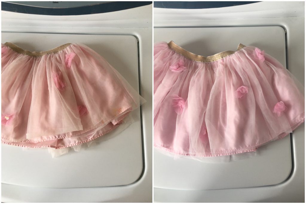 Chloes Skirt Before and After