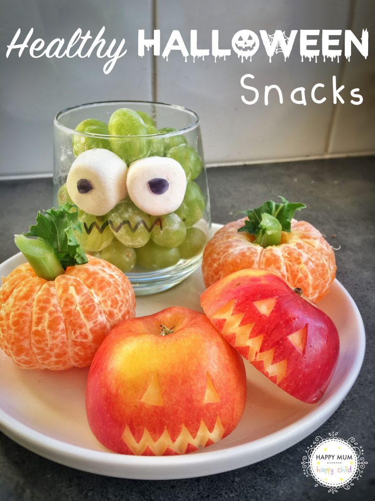 Healthy Halloween Snacks for Pinterest