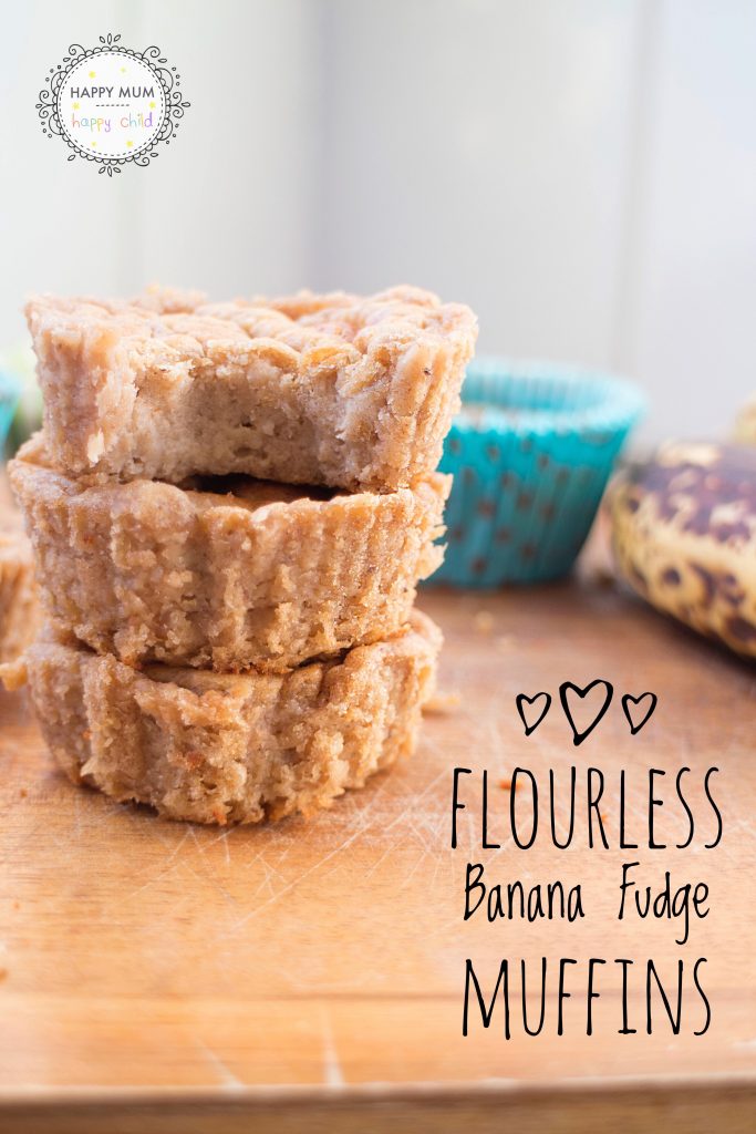 Flourless Banana Fudge Muffins Happy Mum Happy Child